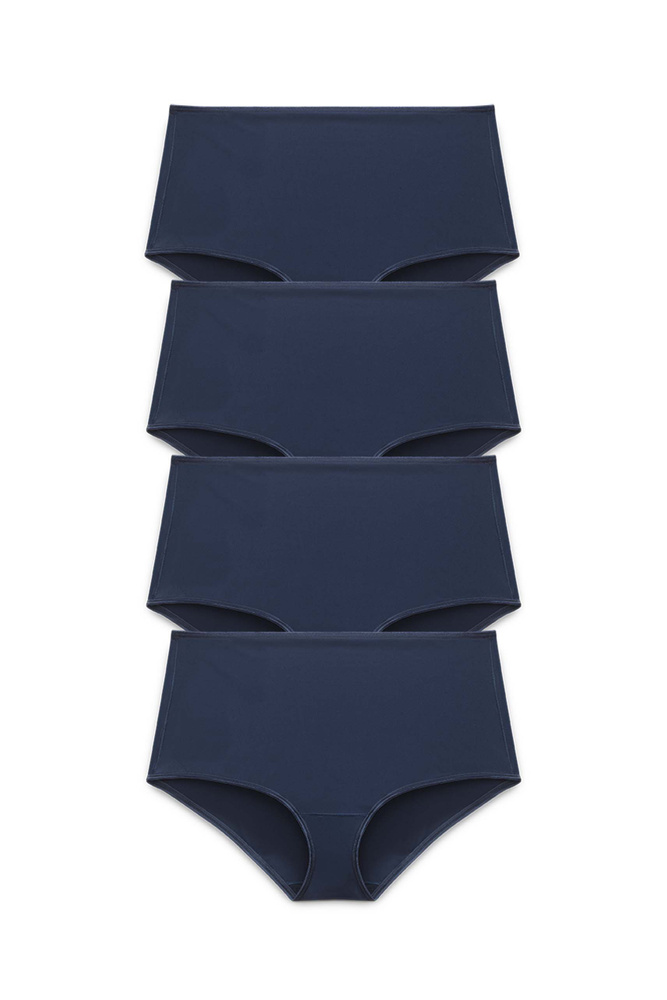 4-pack Recycled Comfort maxi panty dark blue
