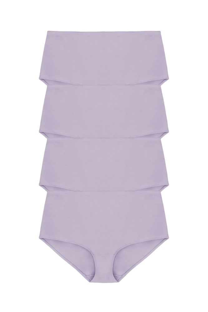 4-pack Organic Cotton maxi panty Lavender