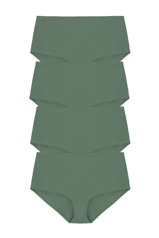 4-pack Organic Cotton maxi panty Green