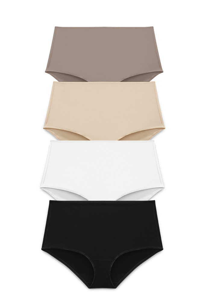 4-pack Recycled Comfort maxi panty mixed