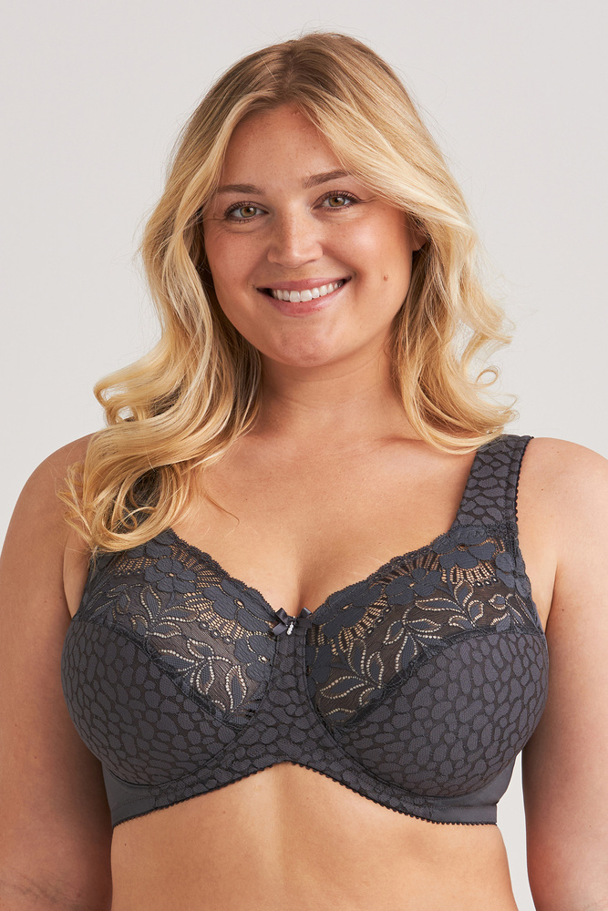 Jacquard & Lace Minimizer bra